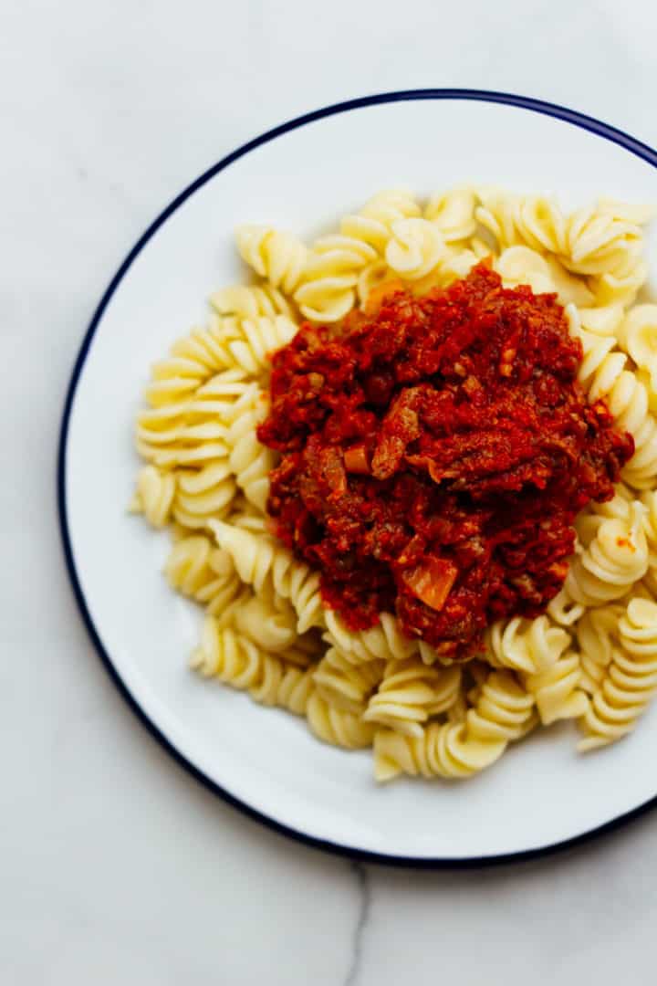 Easy Vegan Pasta Sauce Recipe Aegean Delight