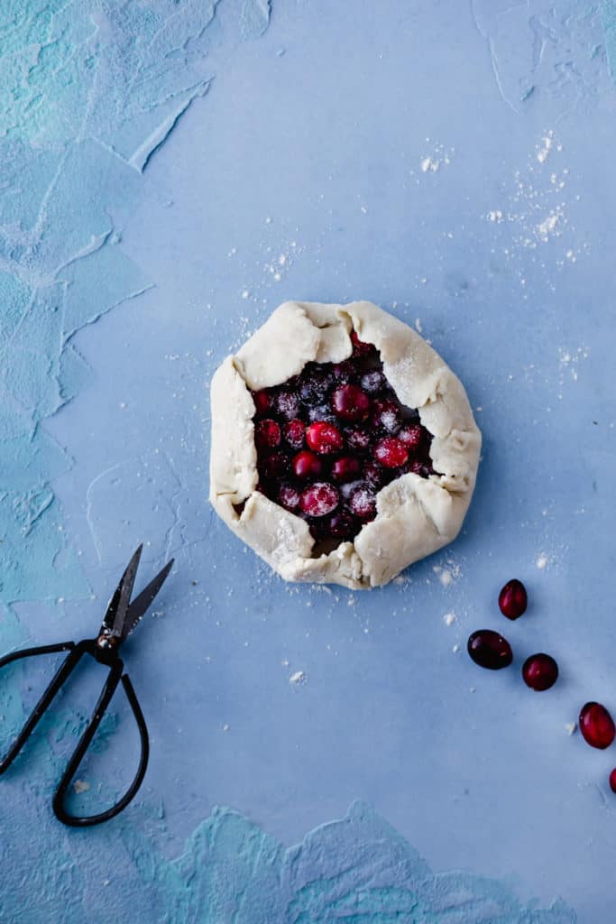 Vegan Galette with Cranberries