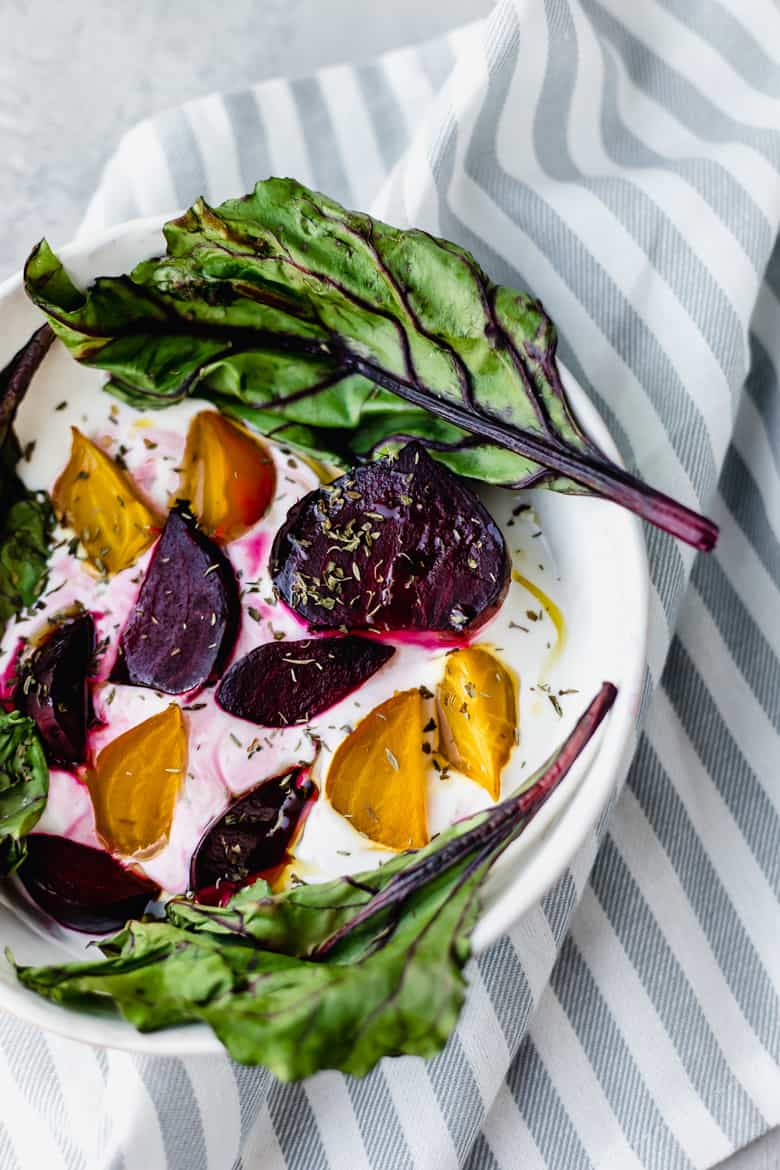 Any vegetarians here? 7-qt Lodge Dutch oven w/ sauteed kale, beets