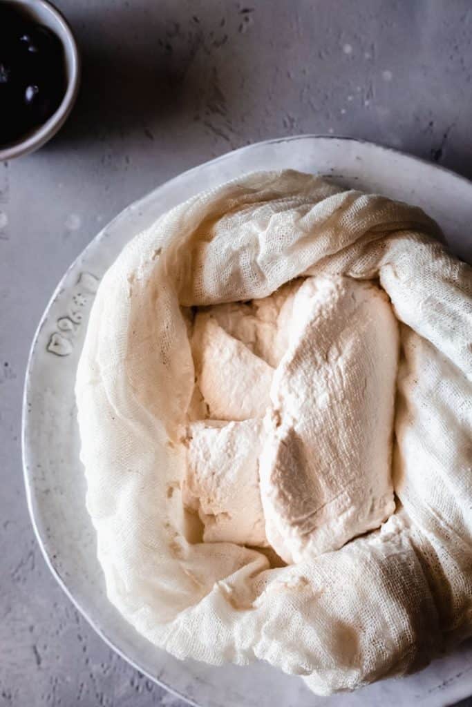 Making vegan labneh with soy yogurt is easy and simple. This Middle Eastern treasure can spice up your cheese boards and can be enjoyed as a quick snack with toast or rice cakes.