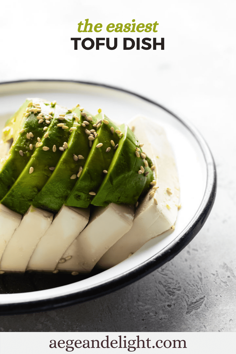 Easy Tofu Recipe Taiwanese Avocado Tofu Aegean Delight