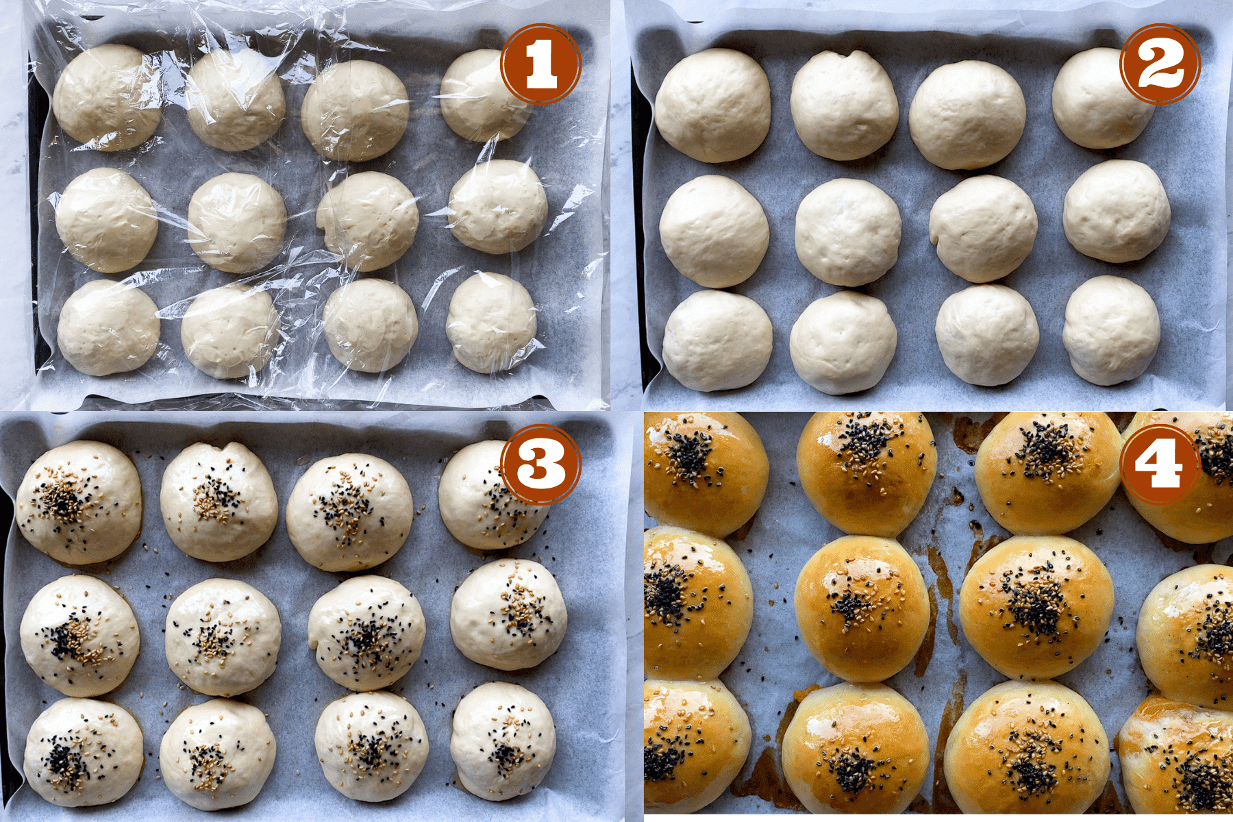vegan potato rolls baking process step by step