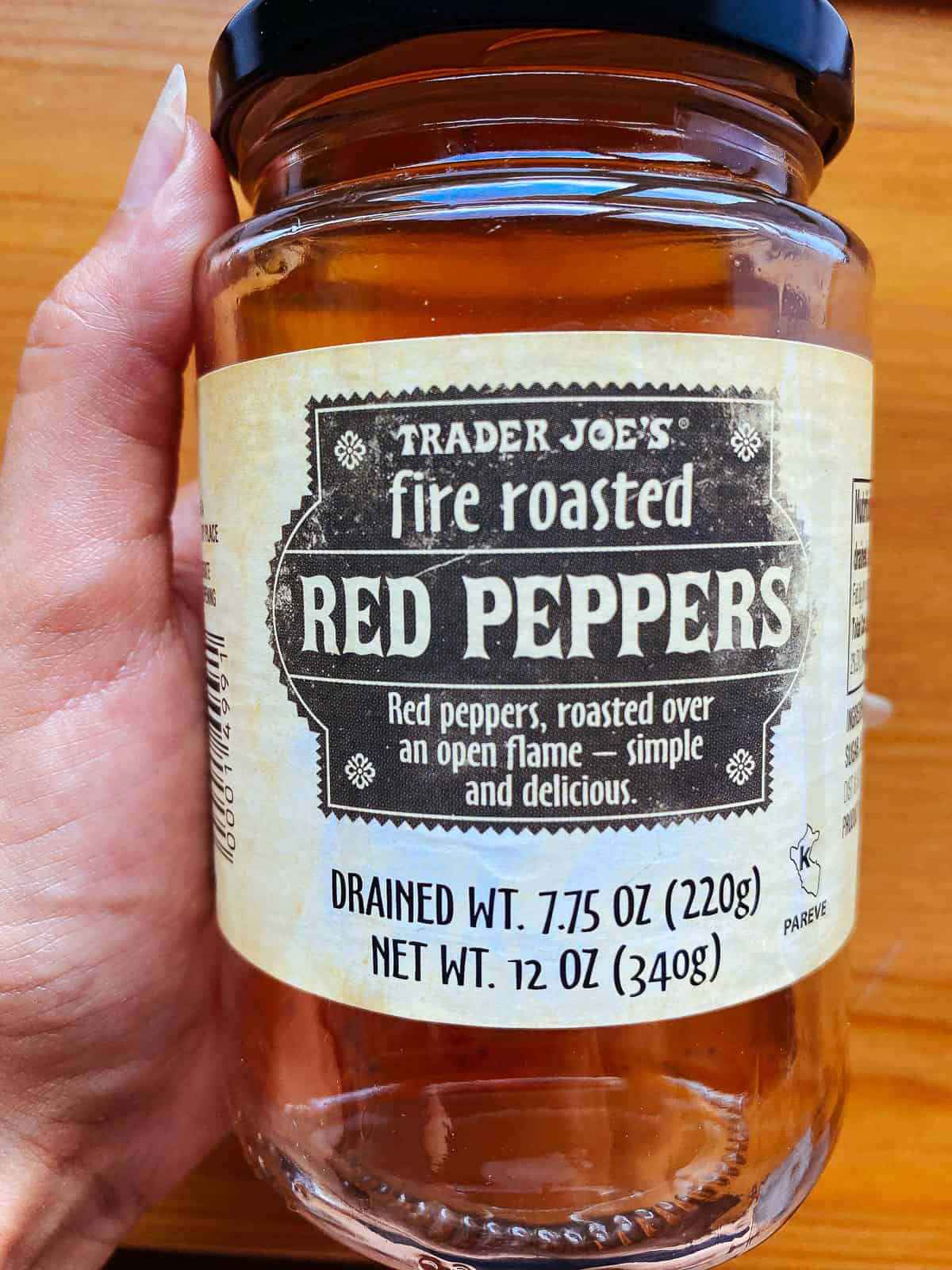 trader joe's roasted pepper jar
