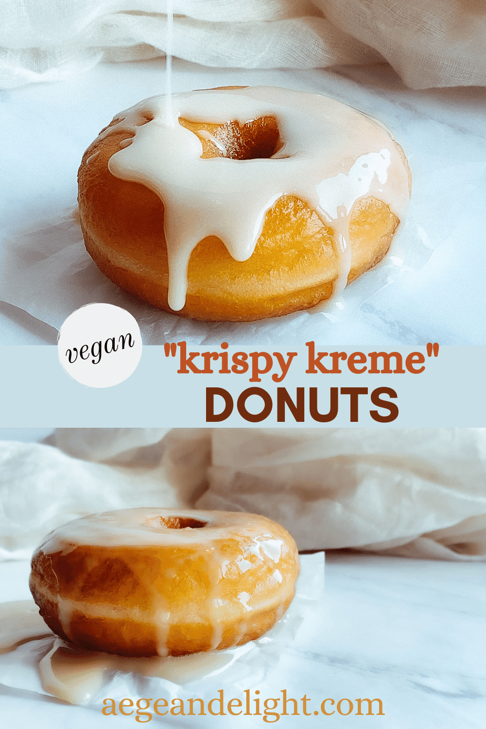 Perfect Vegan Yeast Donuts - Krispy Kreme Copycat | Aegean Delight