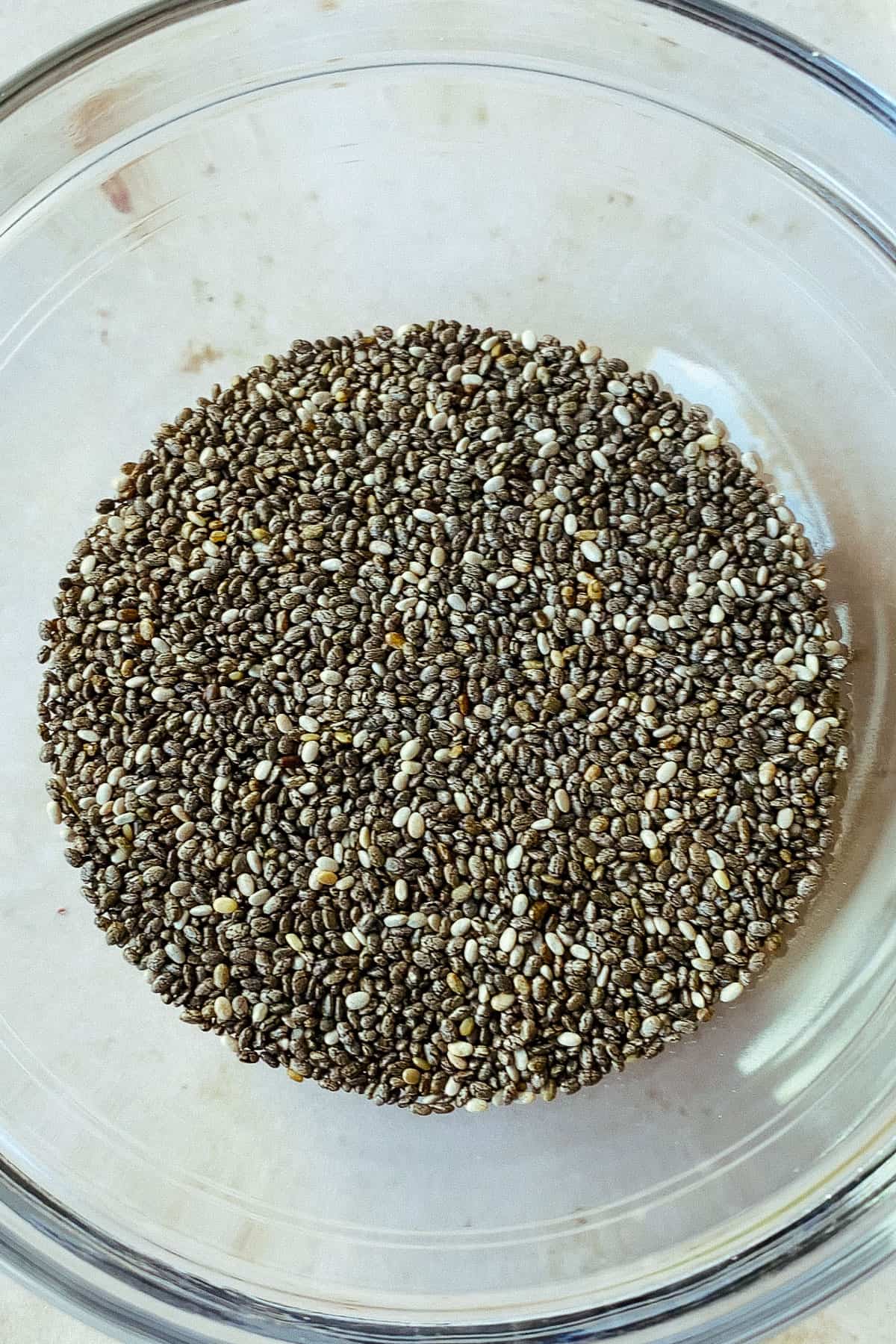 chia seeds close up in a bowl