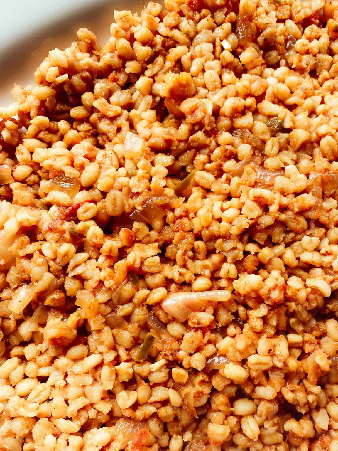 The BEST Bulgur Pilaf Recipe Aegean Delight