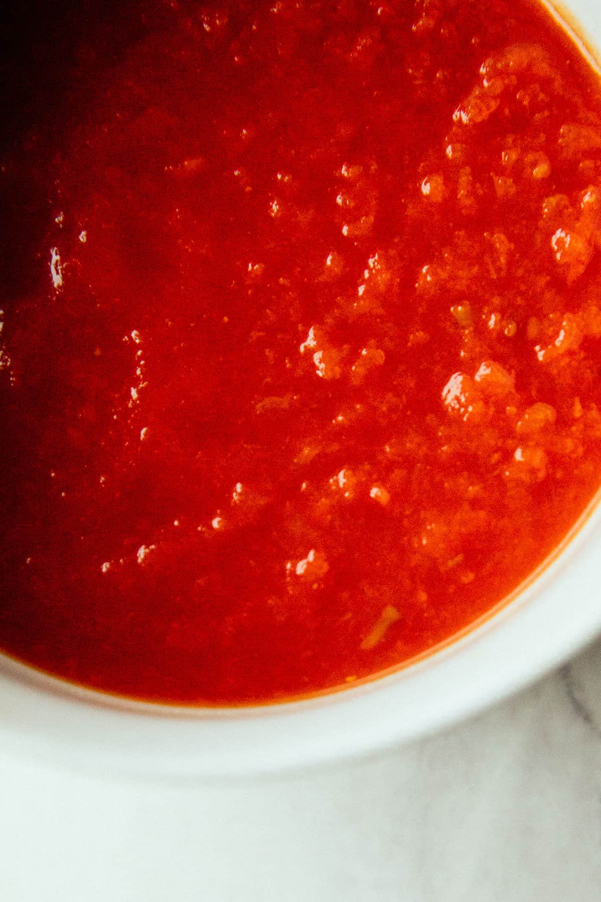 canned crushed san marzano tomatoes in a bowl